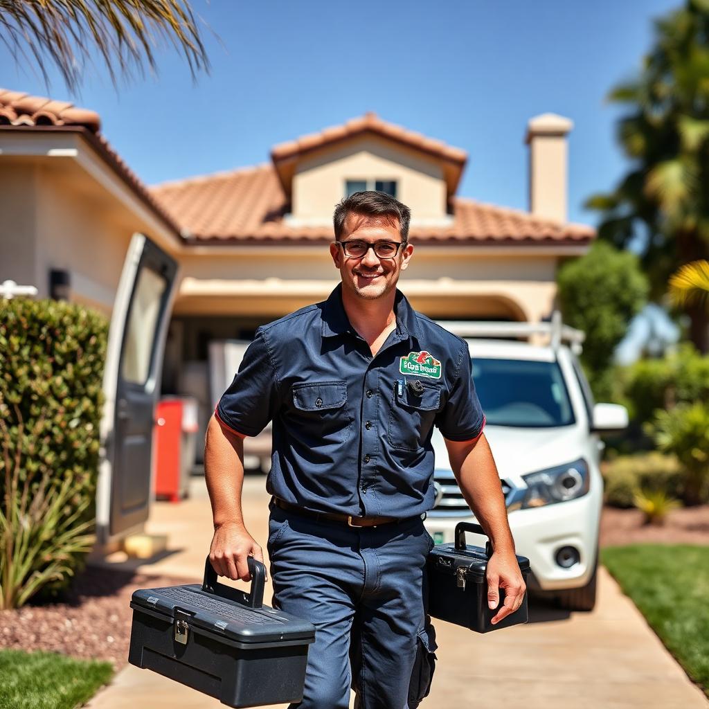 FIXITPROF technician arriving at a San Diego home